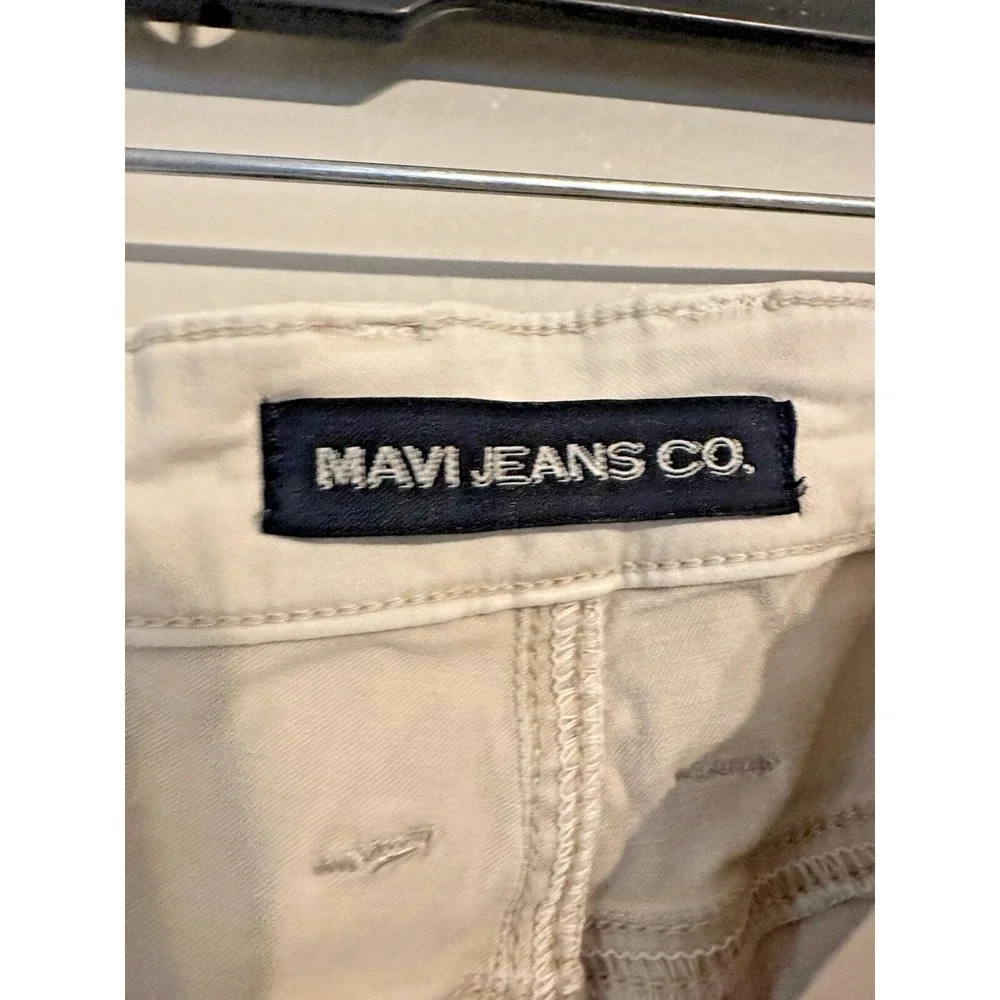 Mavi Jeans Pants Mens 38x32 Beige Chino Zach Straight Leg Stretch Casual Work